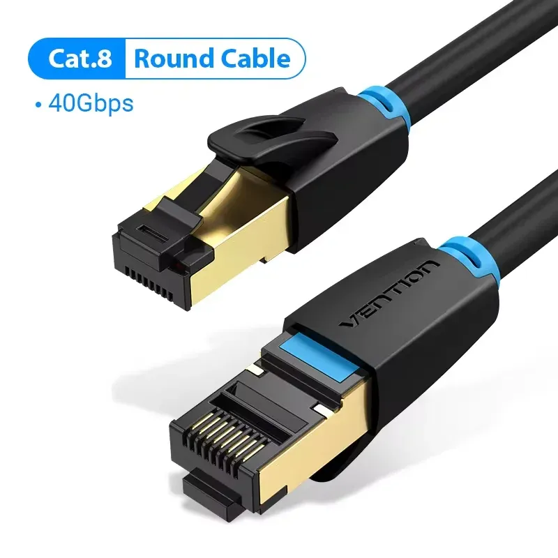 Câble Ethernet Cat8 Vention STTP 40 Gbit/s 2000 MHz RJ45 pour routeur et modem 7