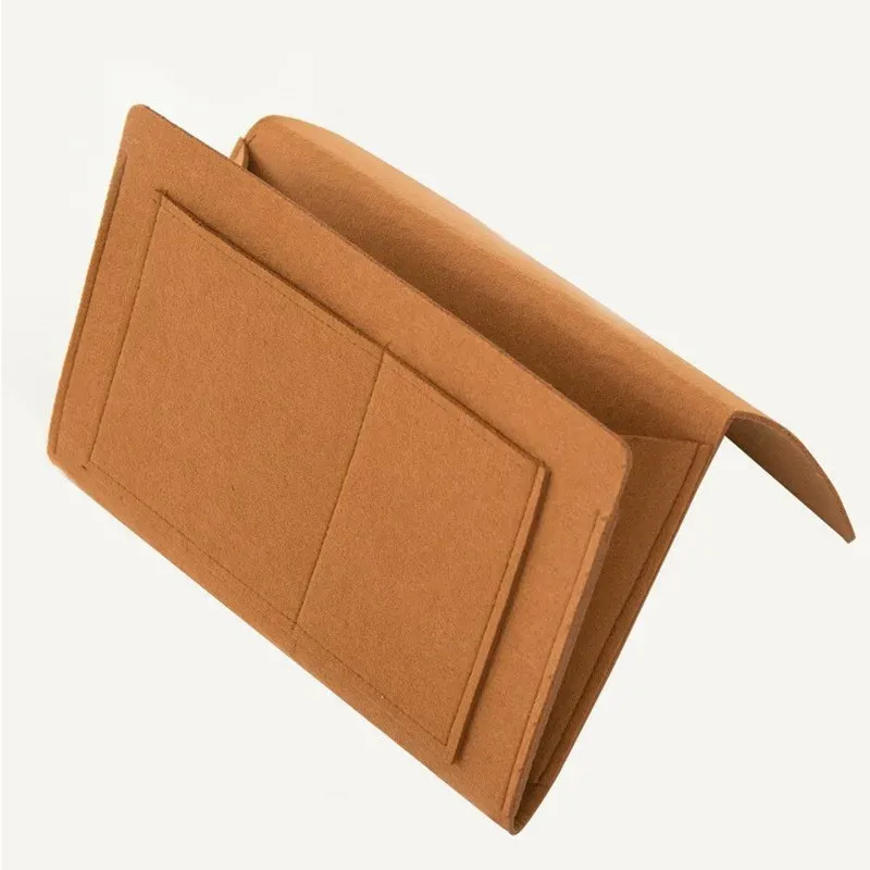 Sac de rangement suspendu en feutre pour dortoir et chambre à coucher 8