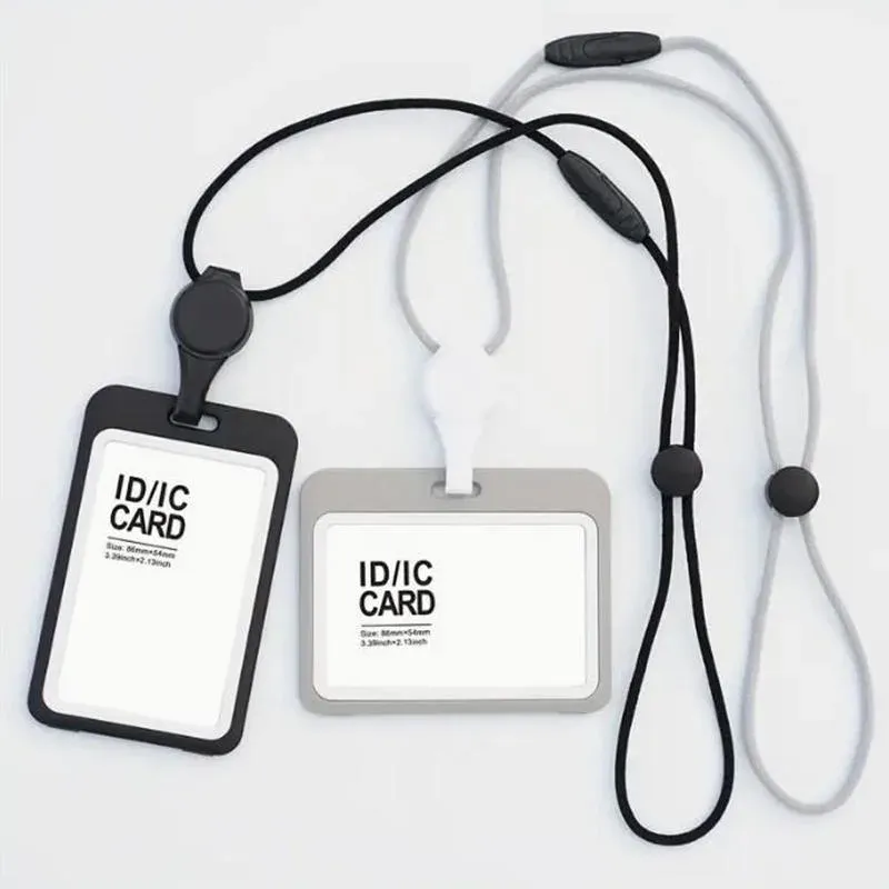 Cordon rétractable transparent porte-badge avec bobine, accessoire infirmière 5