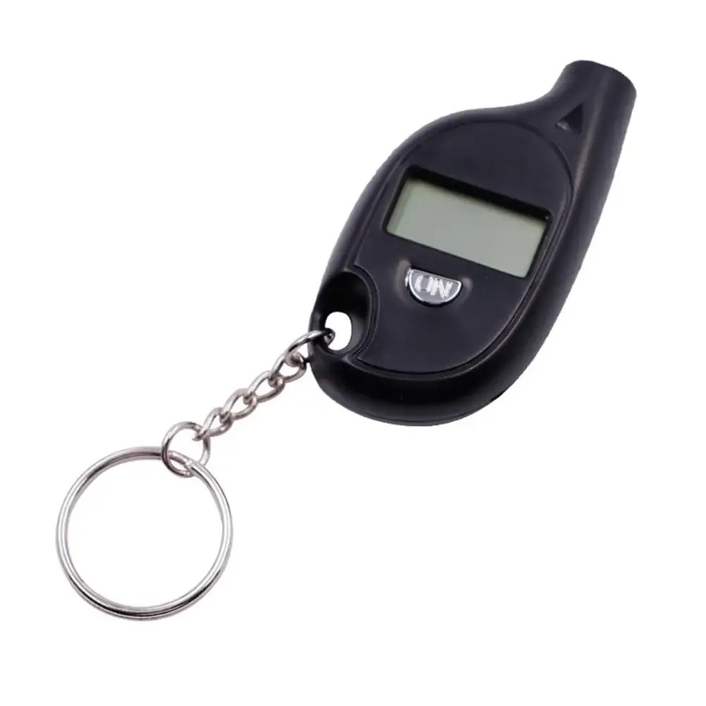 Mini jauge de pression de pneus en utilisation