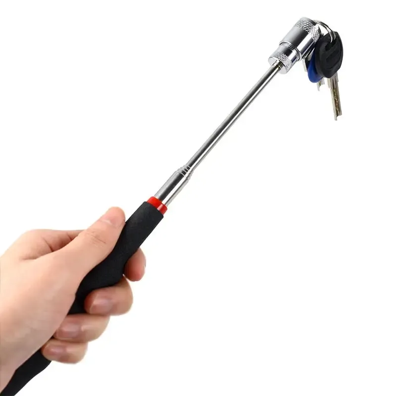 Outil magnétique télescopique à pointe ramasse-pièces, 1 pièce, capacité d'aimant 8 lb 5