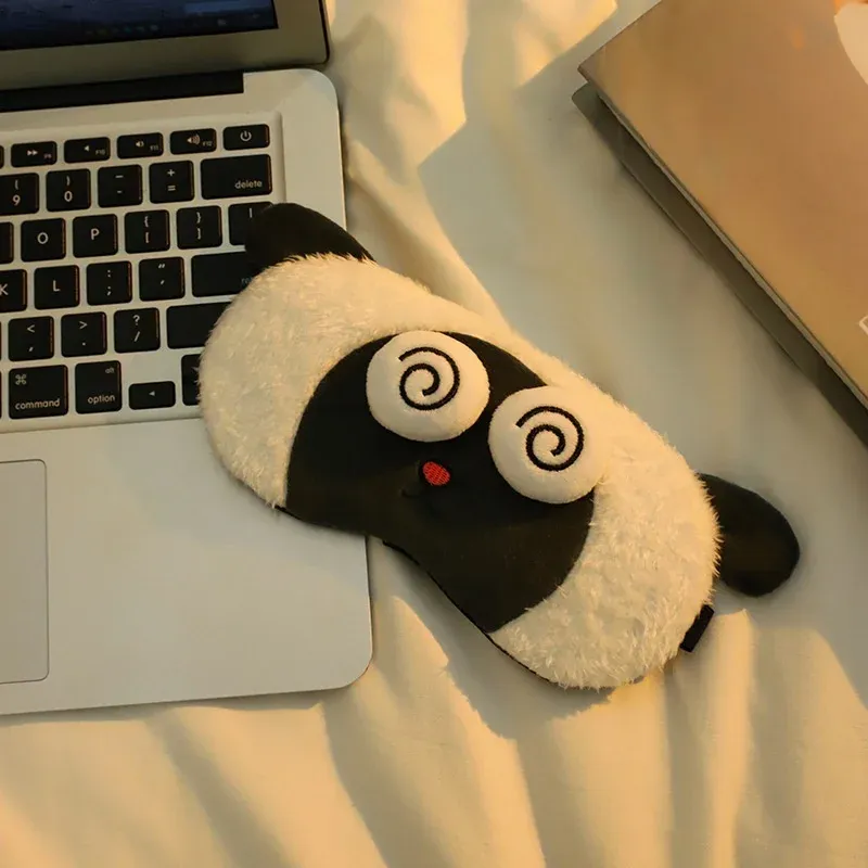 Masque de sommeil mignon en forme de petit mouton de dessin animé, occultant, pour filles 2