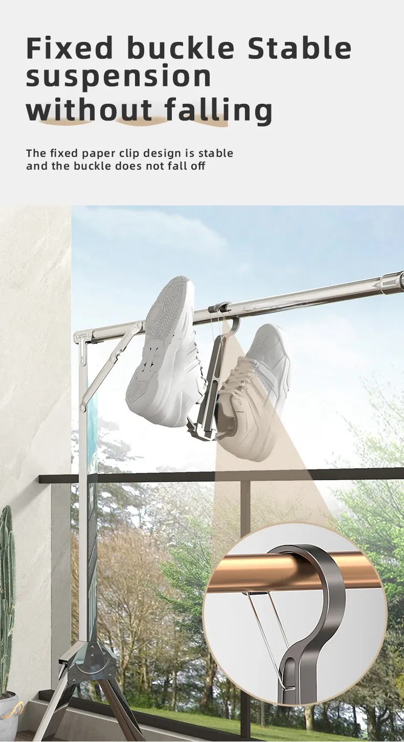 Étendoir à linge sur balcon