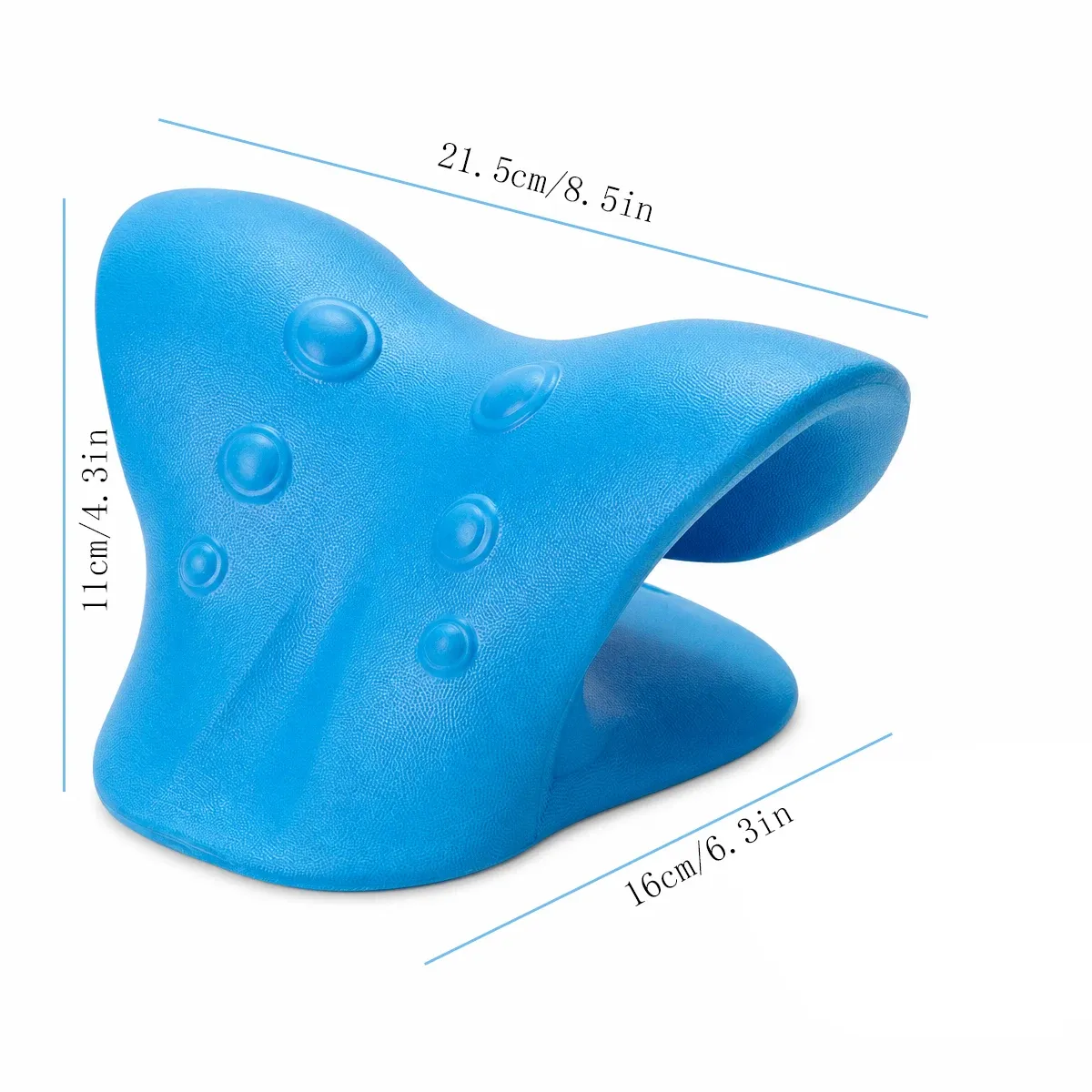 Appareil de traction cervicale relaxant pour le cou et les épaules, oreiller de rééducation pour dormeurs sur le côté, sur le dos et sur le ventre 4
