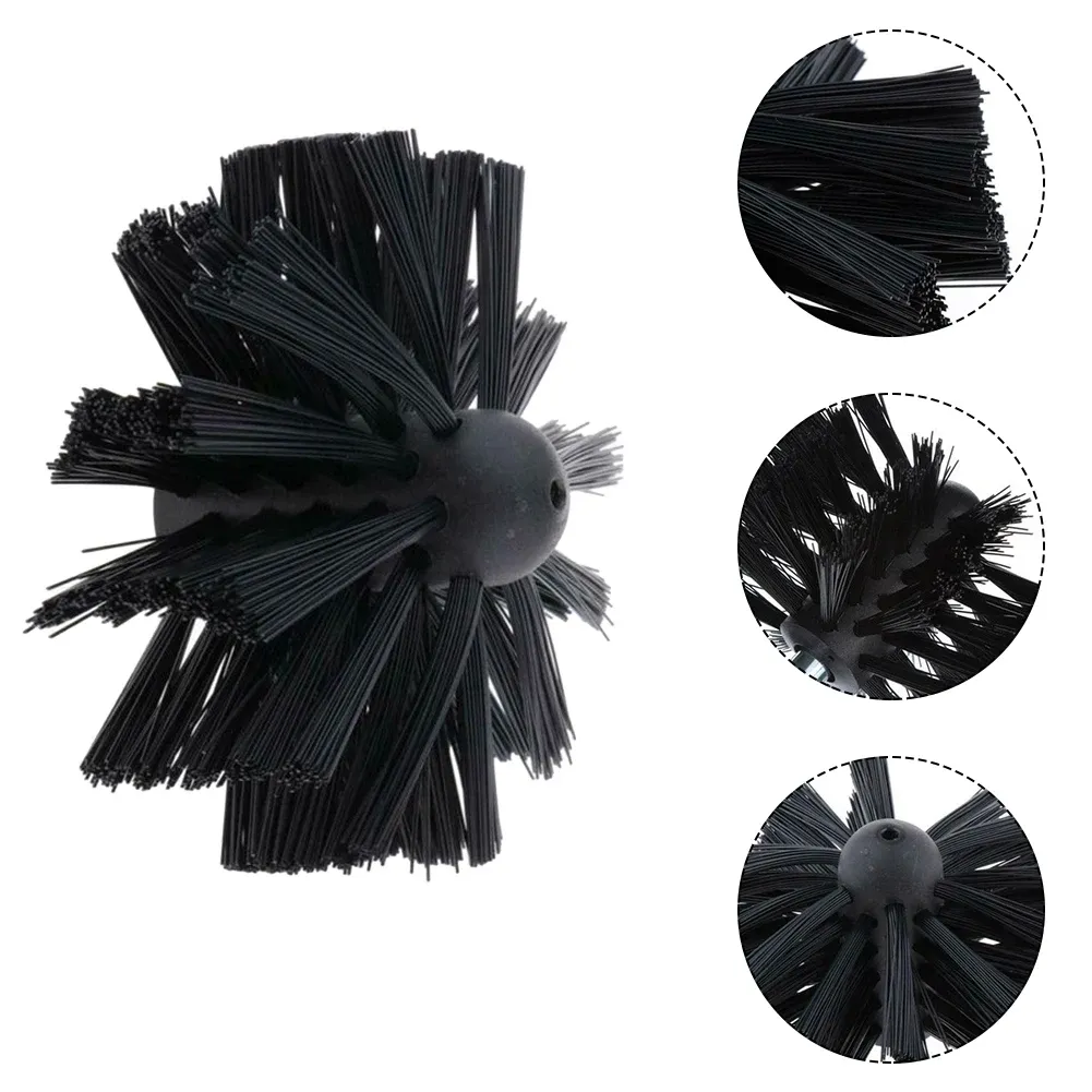 Brosse rotative de ramonage 200 mm en nylon pour conduit de cheminée et de sèche-linge 2