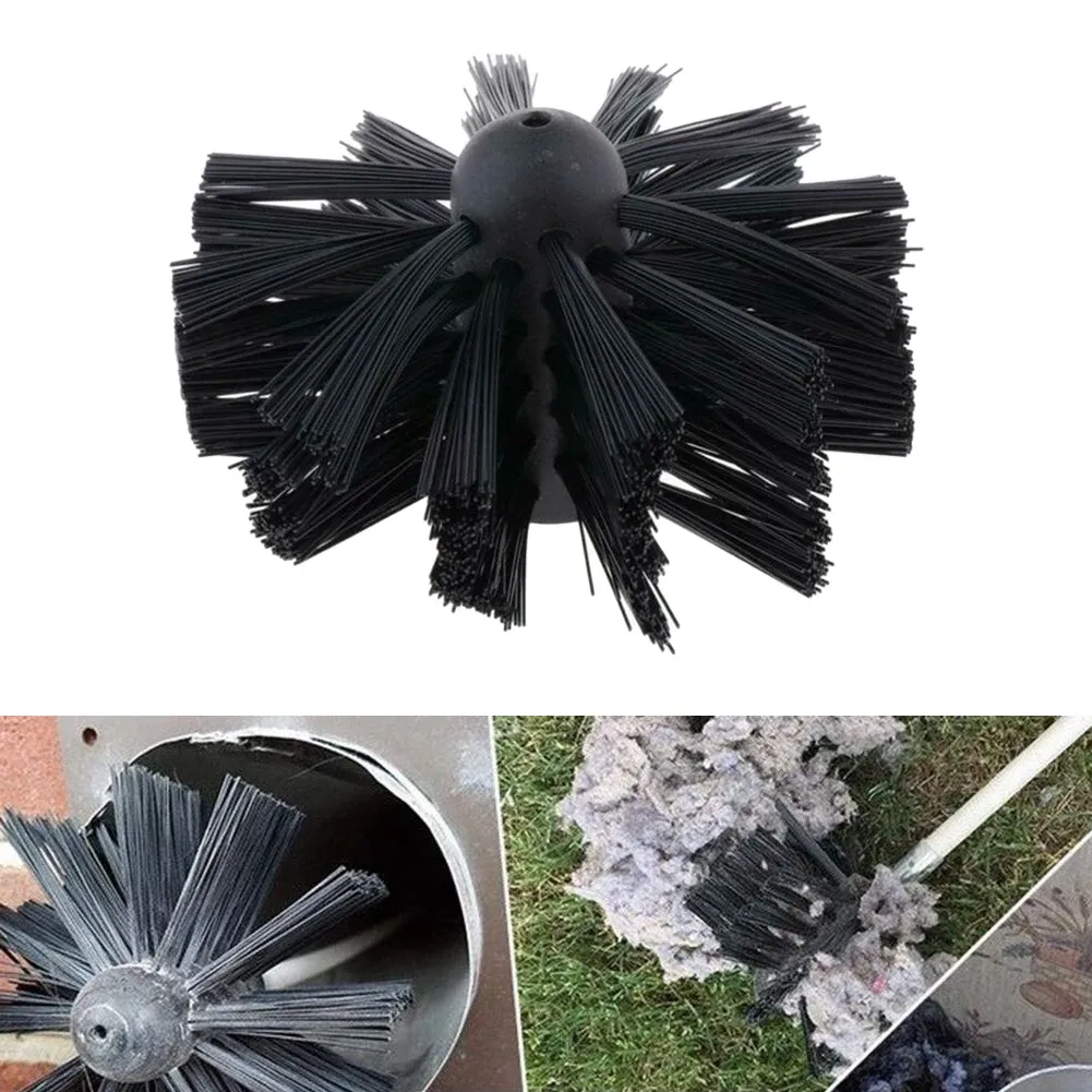 Détail des poils en nylon de la brosse de nettoyage