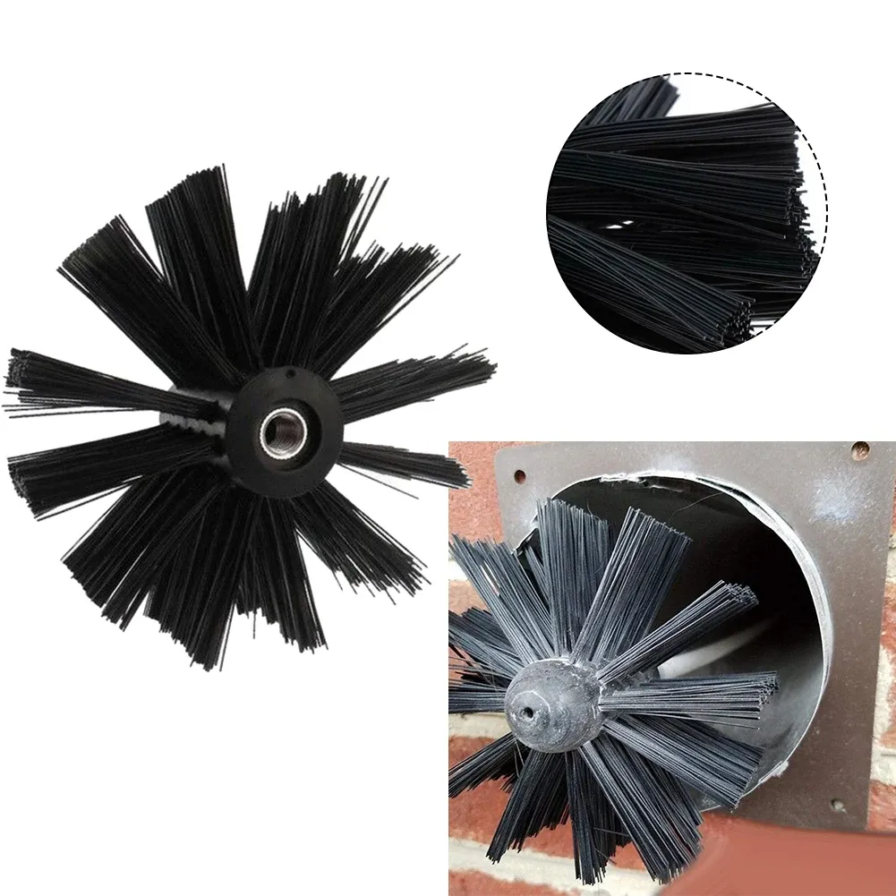 Brosse rotative de nettoyage de cheminée en nylon, vue générale