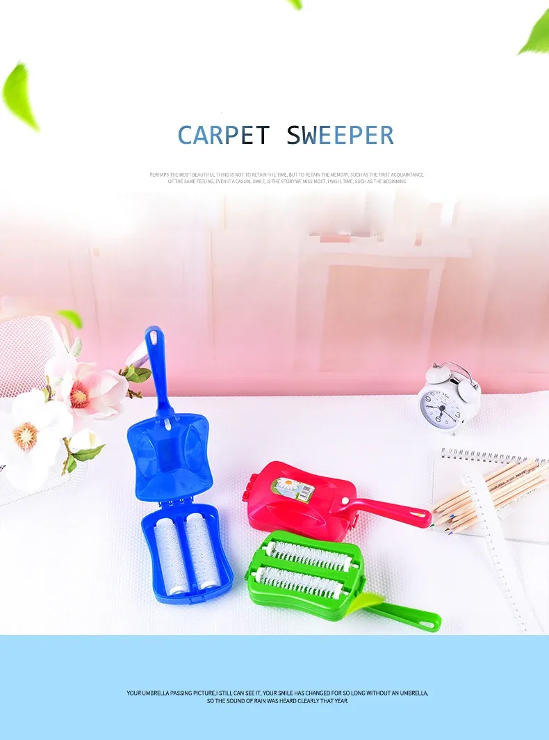 Vue détaillée de la brosse à tapis