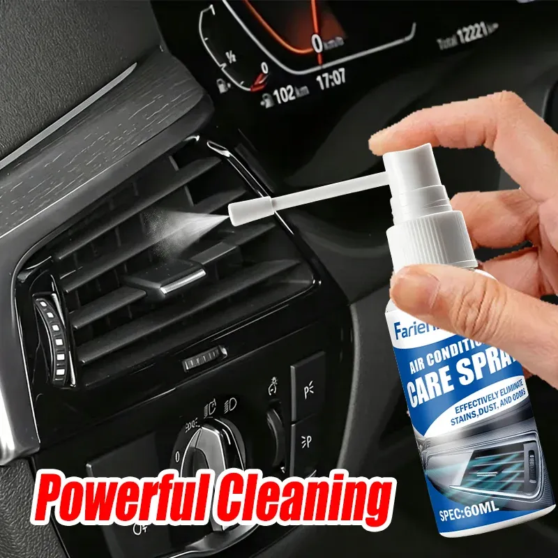 Nettoyant en spray pour climatiseur automobile Farienne, élimine les odeurs, la poussière et les moisissures, mousse désodorisante pour aérateurs de voiture 3