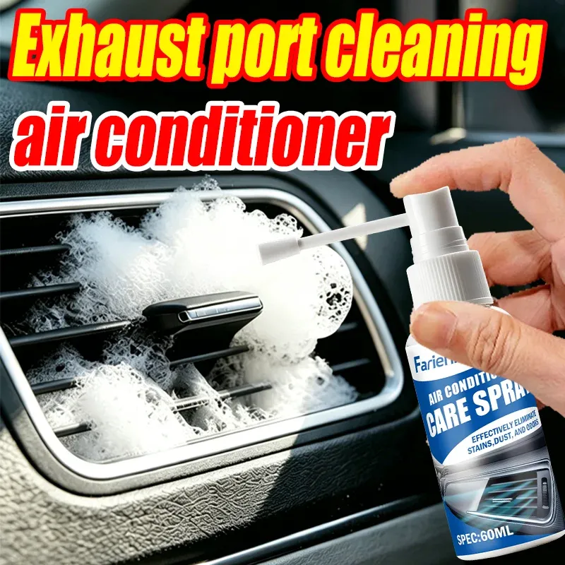 Nettoyant en spray pour climatiseur automobile Farienne, élimine les odeurs, la poussière et les moisissures, mousse désodorisante pour aérateurs de voiture - Image 1