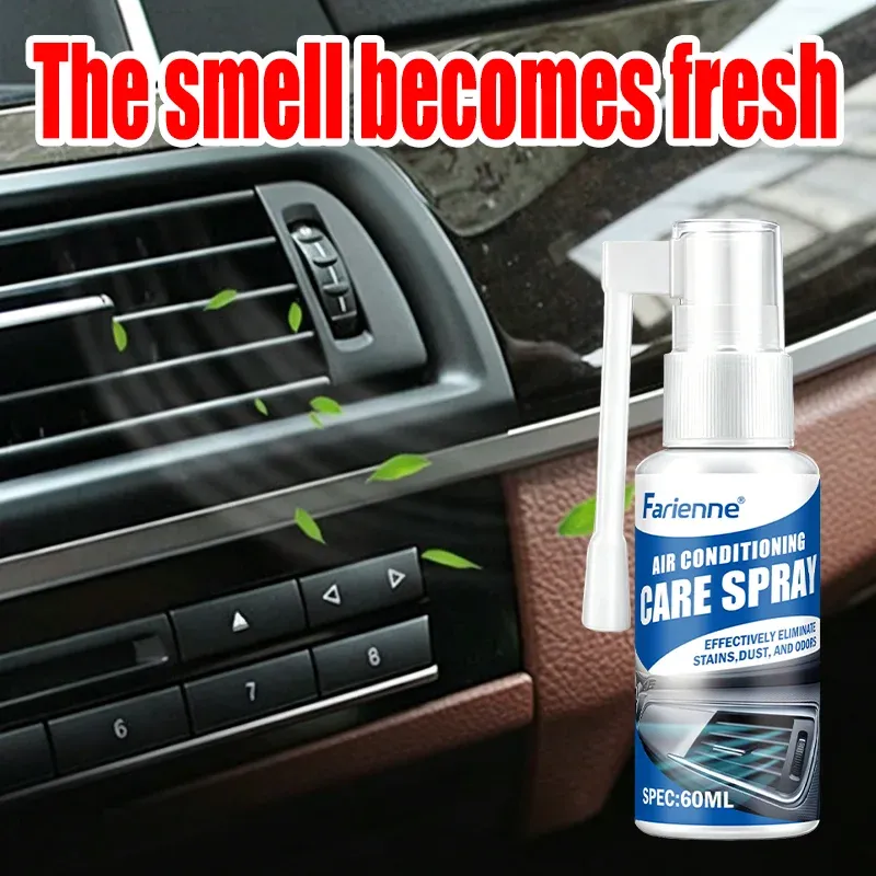 Nettoyant en spray pour climatiseur automobile Farienne, élimine les odeurs, la poussière et les moisissures, mousse désodorisante pour aérateurs de voiture 4