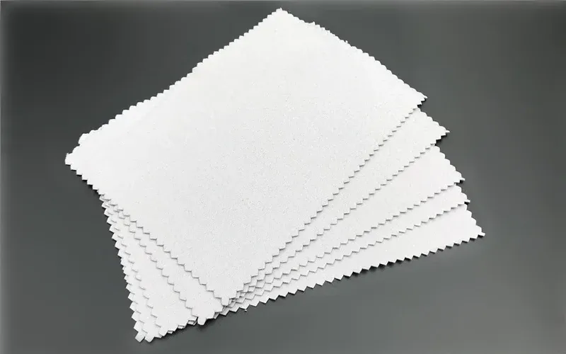 Détail des chiffons en microfibre