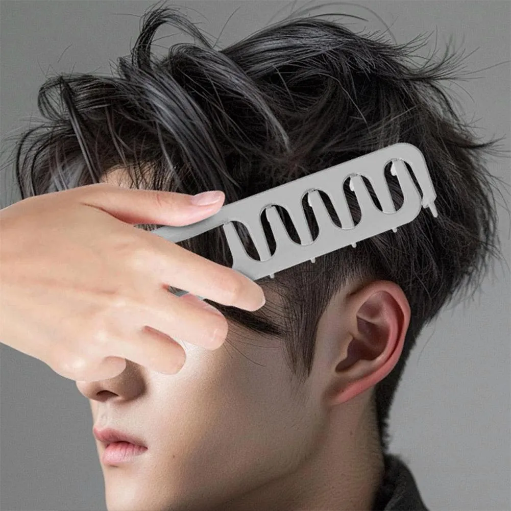 Peigne coiffant texturé, finition et style