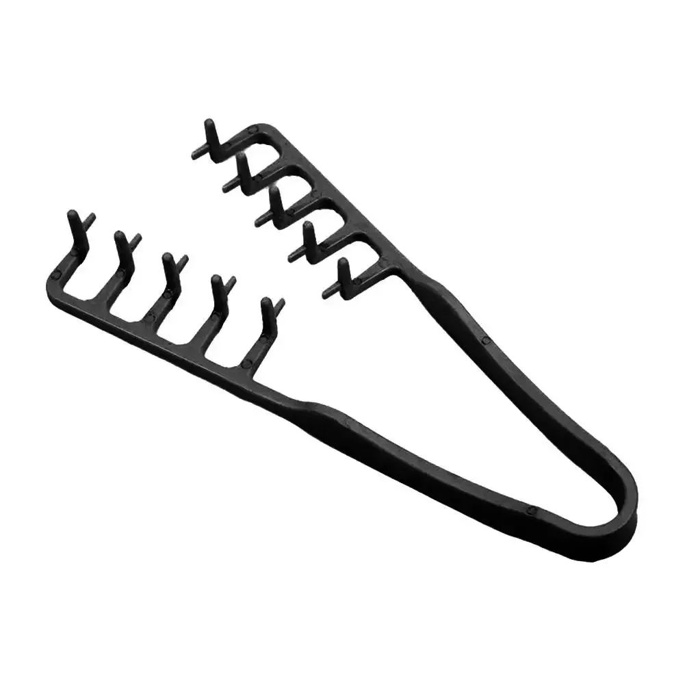 Peigne de coiffure à dents larges, peigne à raie pour frange et racines, outil de coiffure doux 9