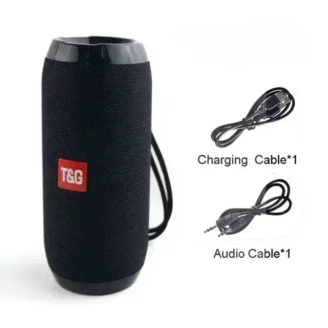 Haut-parleur portable sans fil Bluetooth, étanche, pour extérieur, avec caisson de basses, son stéréo et fonction Surround, compatible radio FM et carte TF 11
