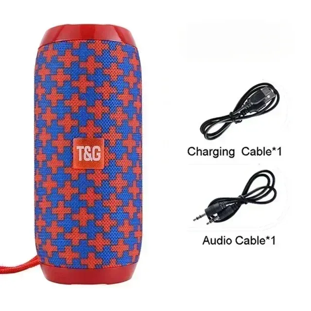 Haut-parleur portable sans fil Bluetooth, étanche, pour extérieur, avec caisson de basses, son stéréo et fonction Surround, compatible radio FM et carte TF 12