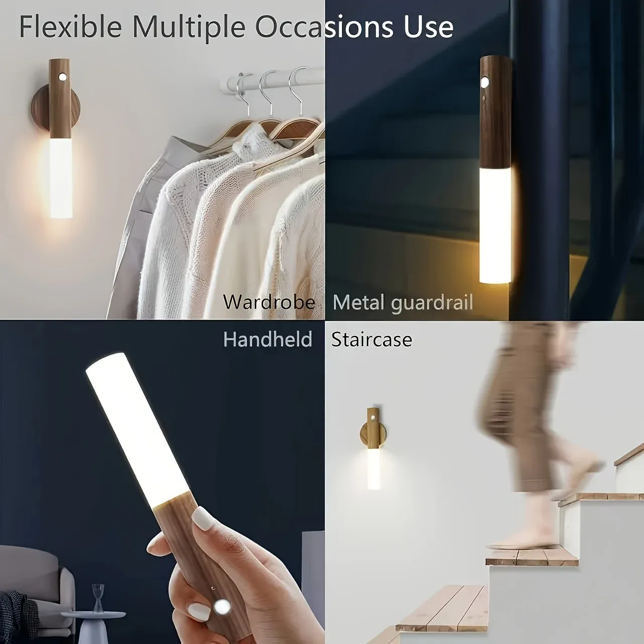 Lampe LED dans un couloir
