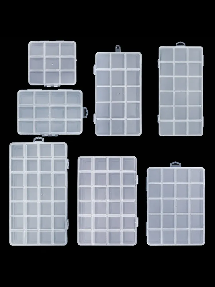 Détail du conteneur de rangement transparent