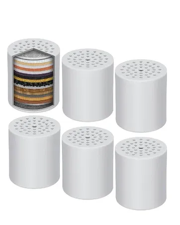 Vue détaillée du filtre de douche