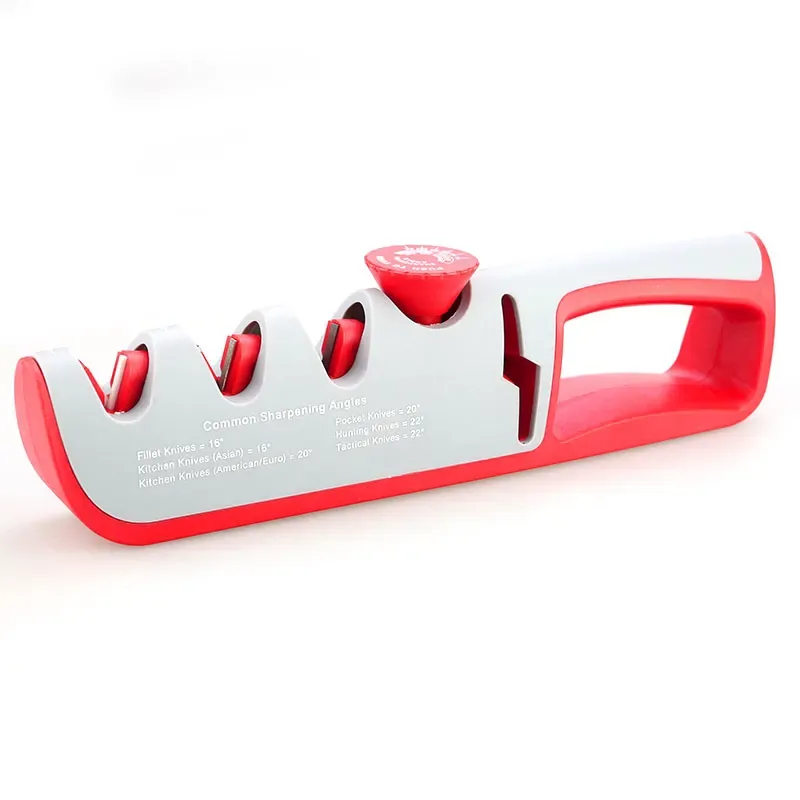 Affûteur de couteaux professionnel à angle réglable en 4 étapes, pour ciseaux et couteaux de cuisine 9