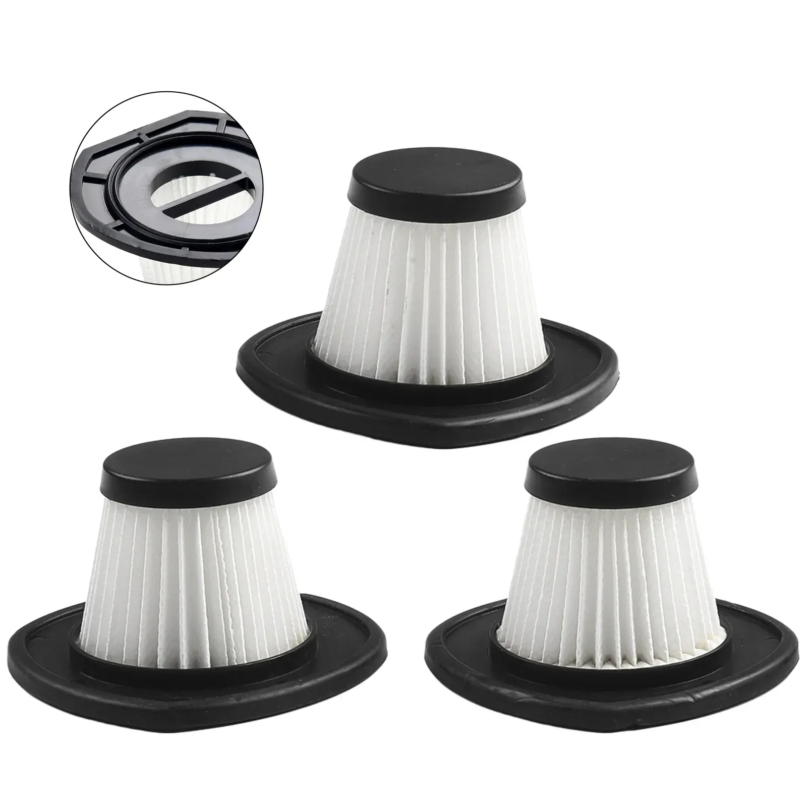 Lot de 3 filtres de remplacement pour aspirateur à main sans fil de voiture R-6053 2
