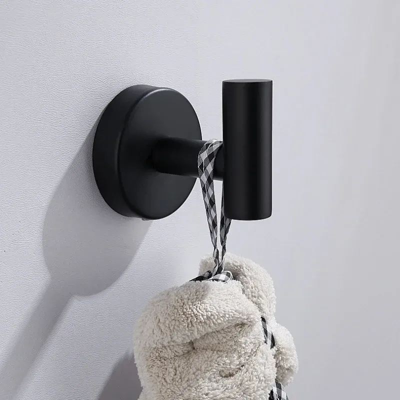 Crochets muraux adhésifs ou à visser pour vêtements, porte-clés, salle de bain et cuisine 6