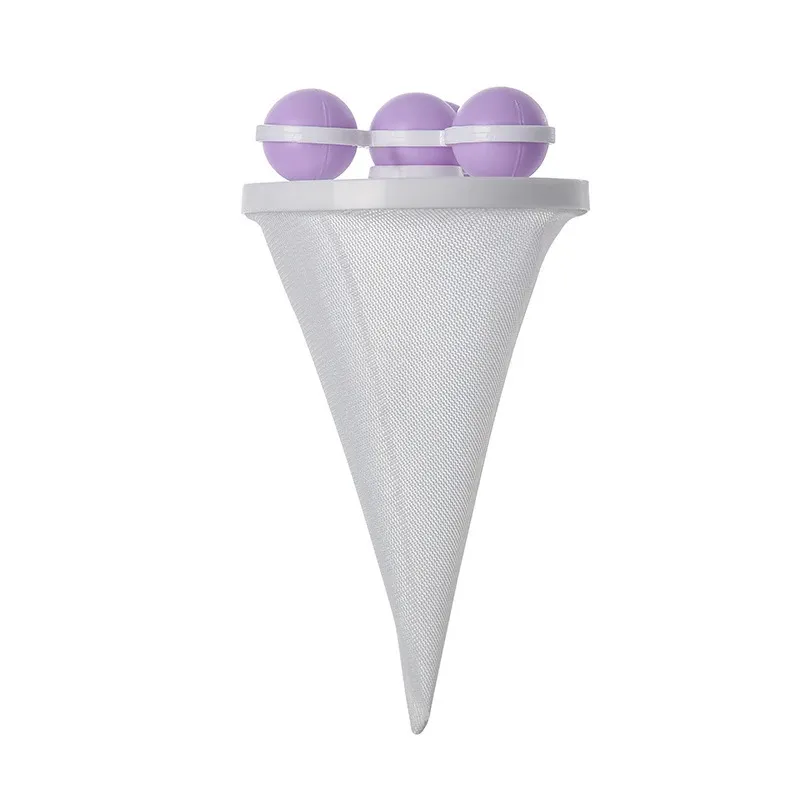 Sac filtre réutilisable pour machine à laver, attrape-peluches flottant pour poils d'animaux 8