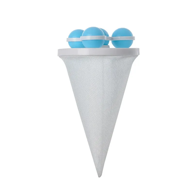 Sac filtre réutilisable pour machine à laver, attrape-peluches flottant pour poils d'animaux 9