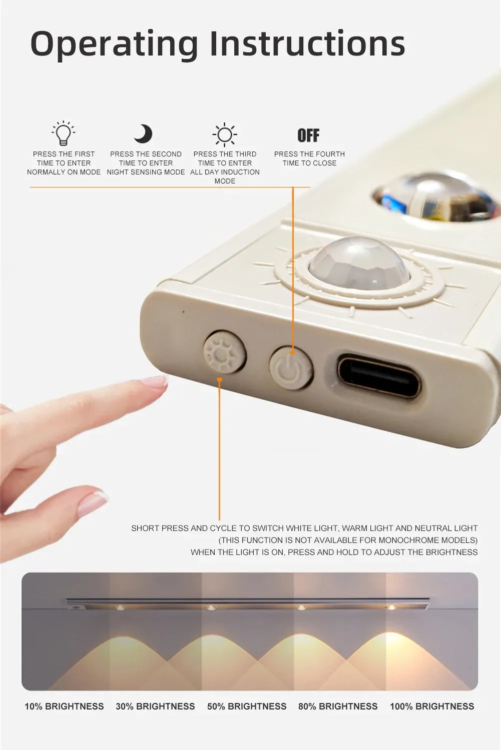 Éclairage LED discret pour garde-robe