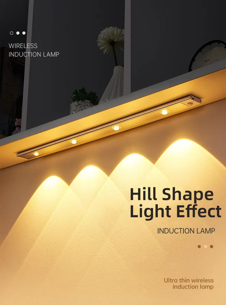 Lumière LED pour armoire, ambiance chaleureuse en situation