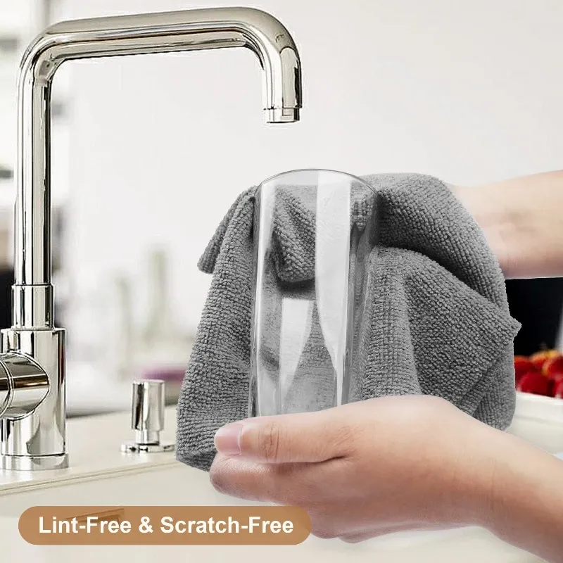 Chiffon de cuisine en microfibre, vue rapprochée