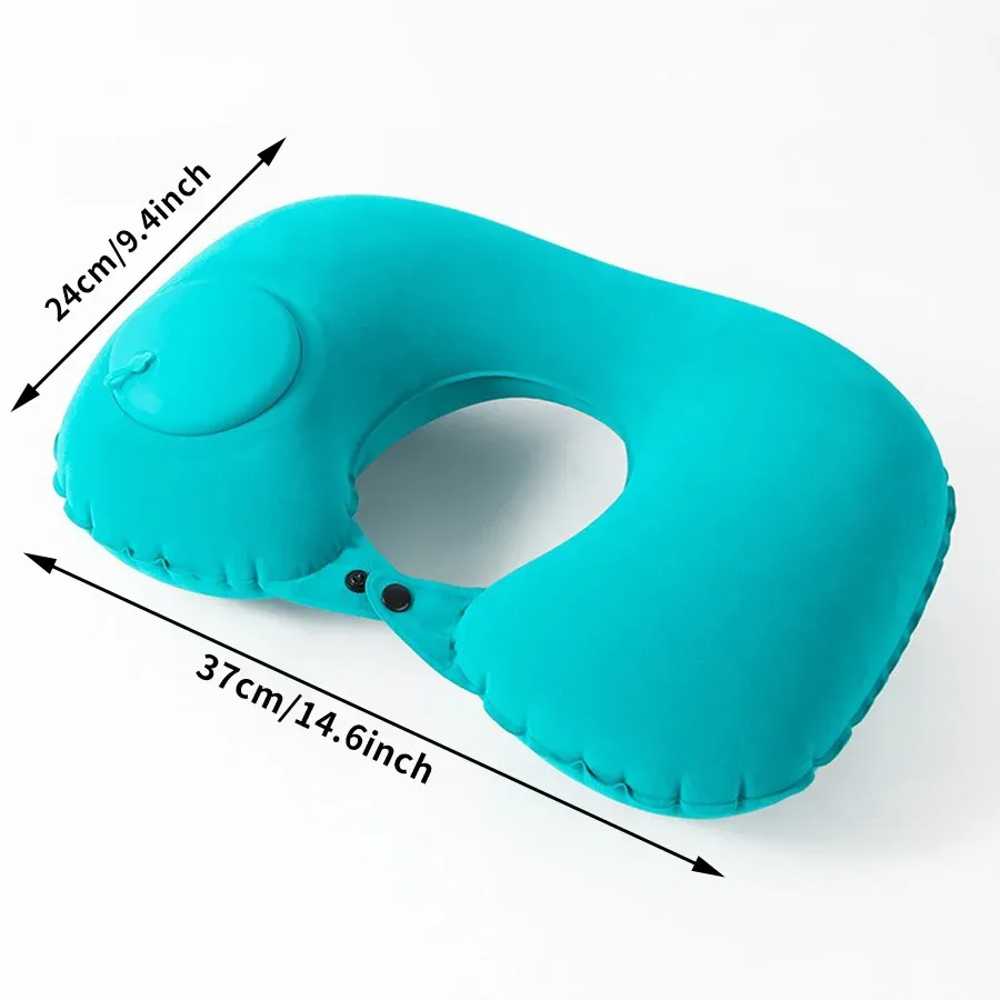 Coussin de nuque gonflable, usage en extérieur