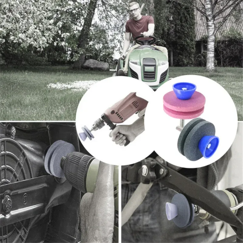 Affûteur de couteaux rapide, outil de jardin à lame universelle, meulage, perceuse rotative, tondeuse à gazon, aiguisoir de couteaux de haute qualité 4
