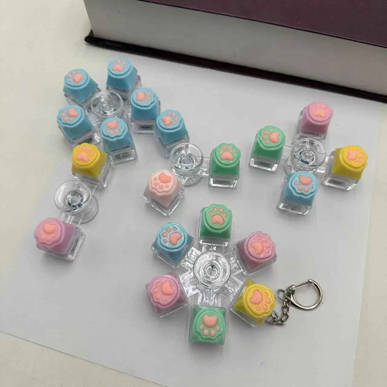 Porte-clés LED Anti-Stress à Bouton Cliquable 4