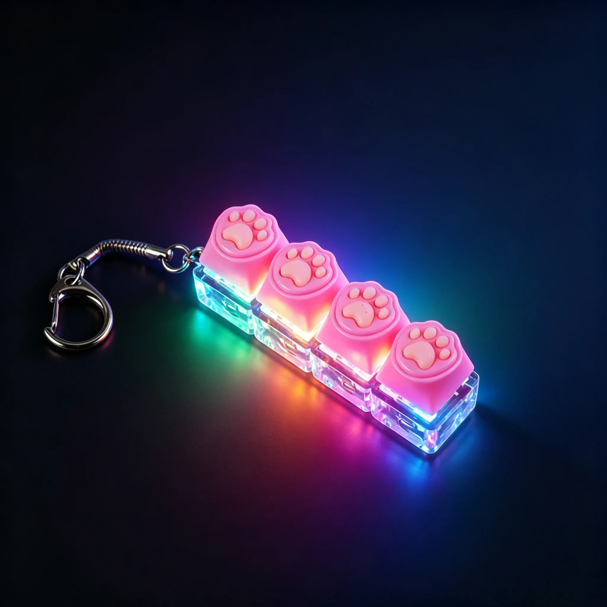 Porte-clés LED Anti-Stress à Bouton Cliquable 8