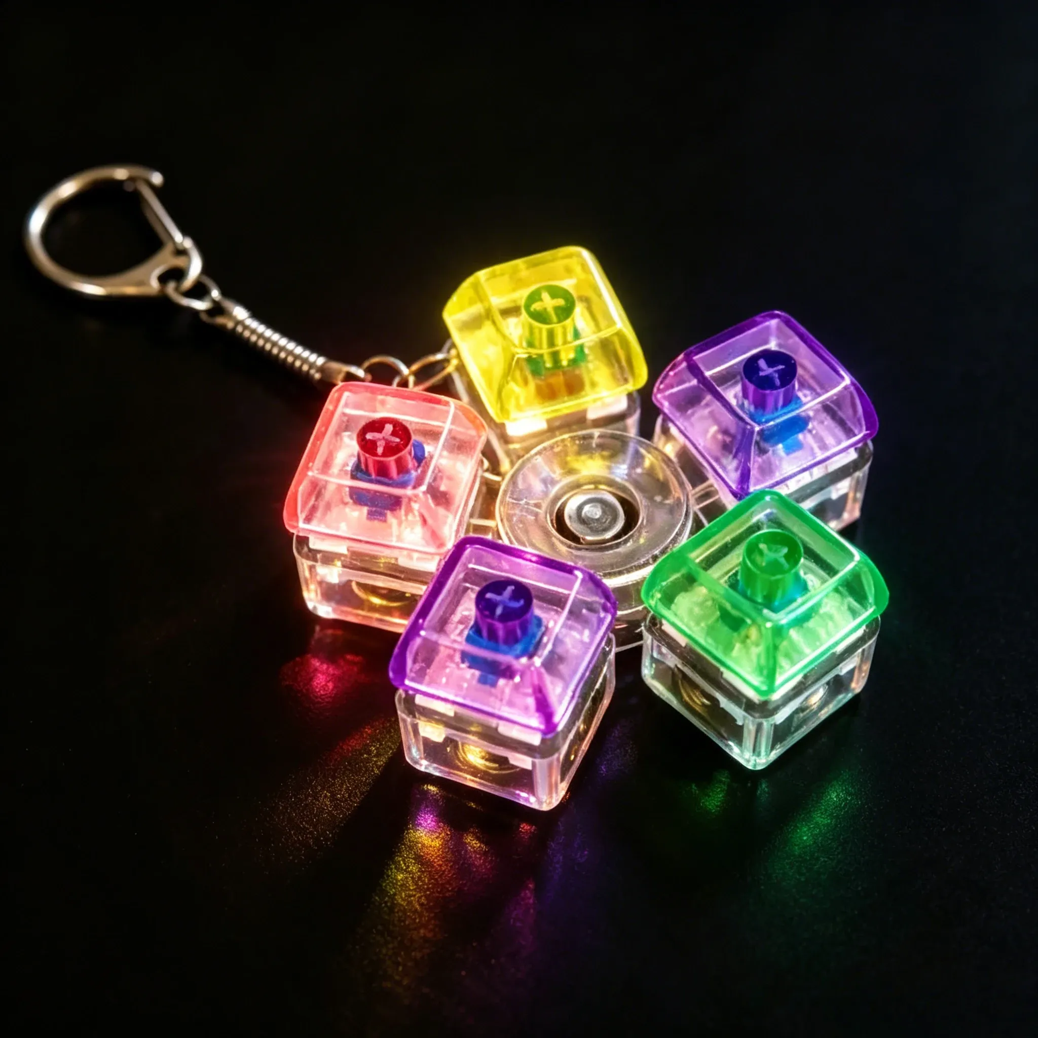 Porte-clés LED Anti-Stress à Bouton Cliquable 15