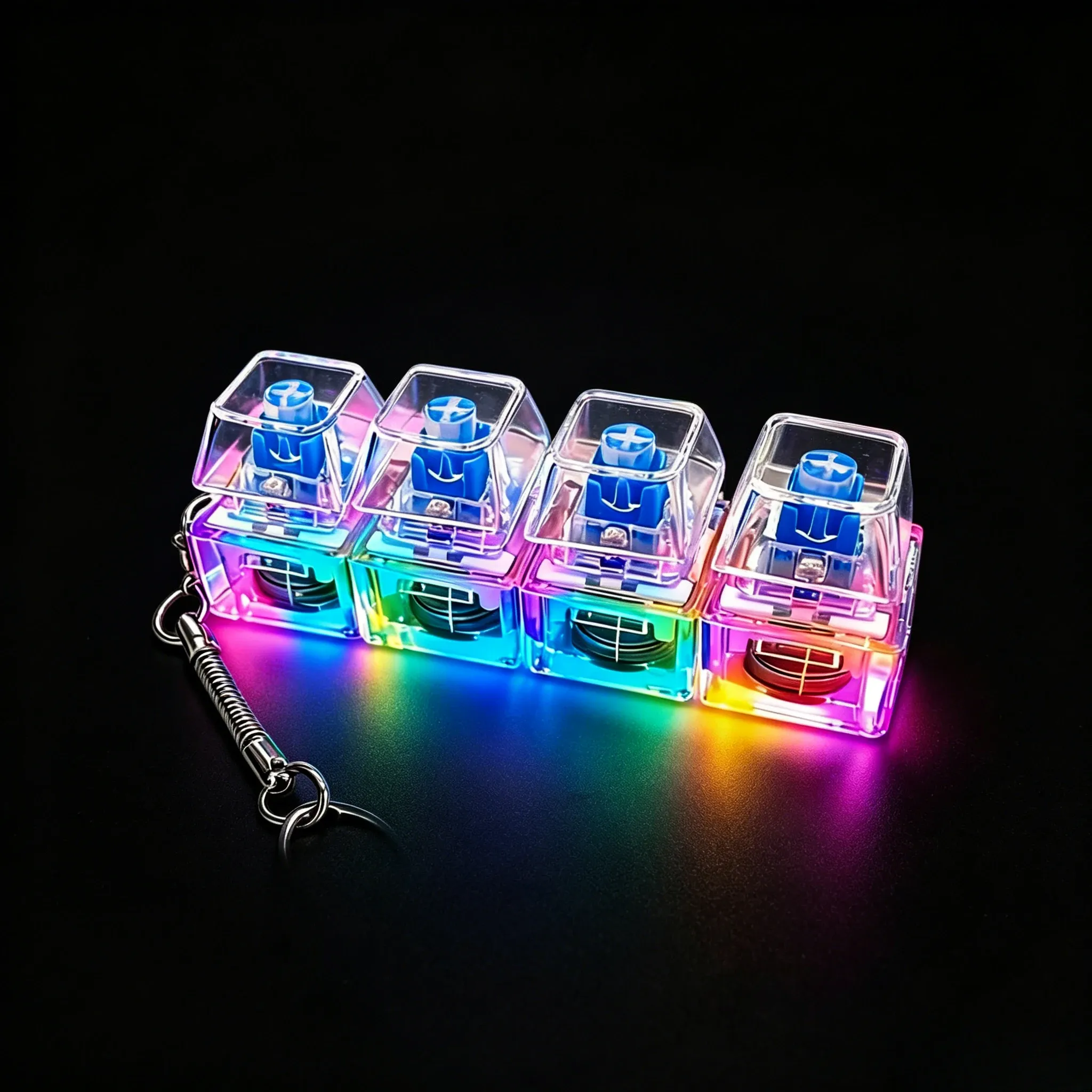Porte-clés LED Anti-Stress à Bouton Cliquable 14