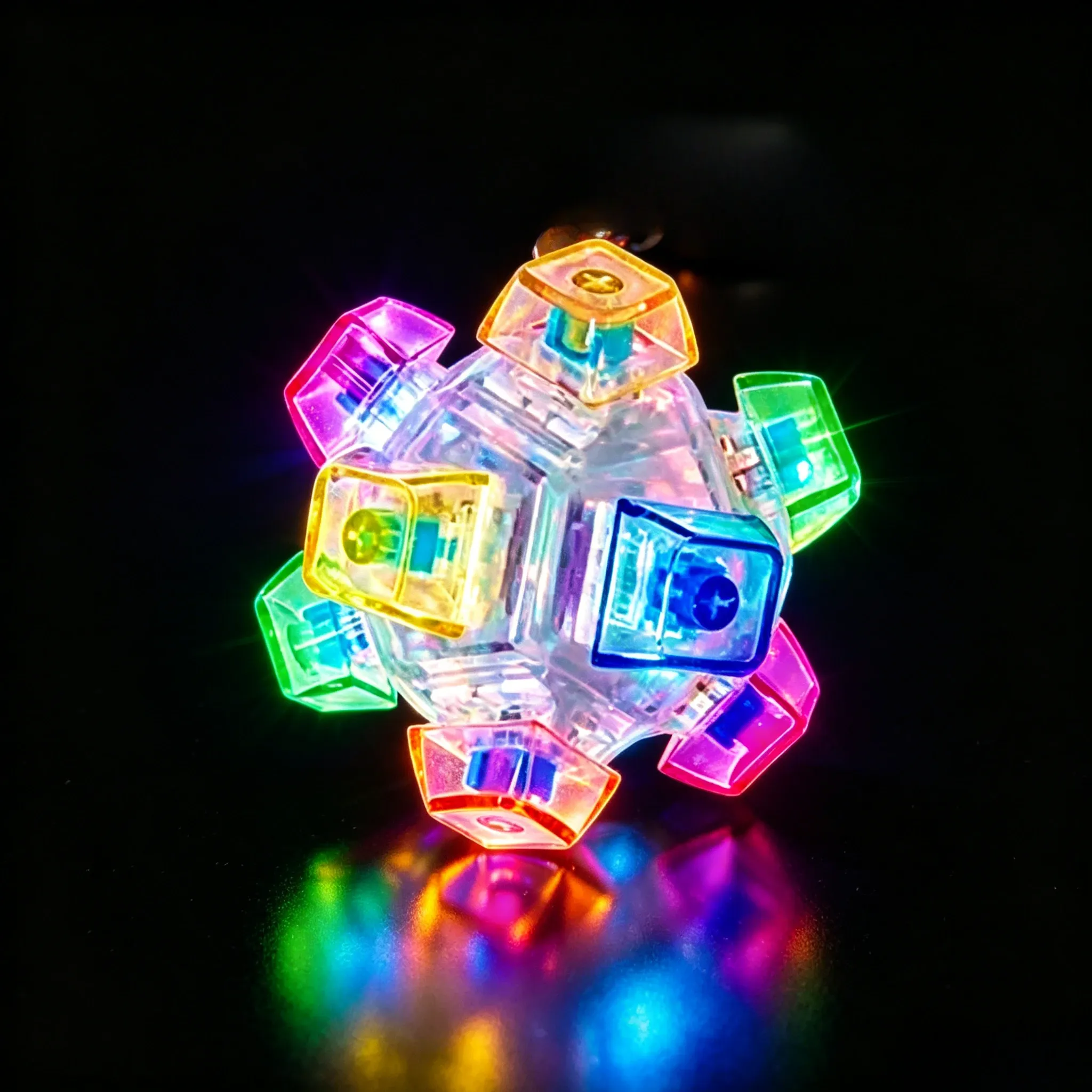 Porte-clés LED Anti-Stress à Bouton Cliquable 12