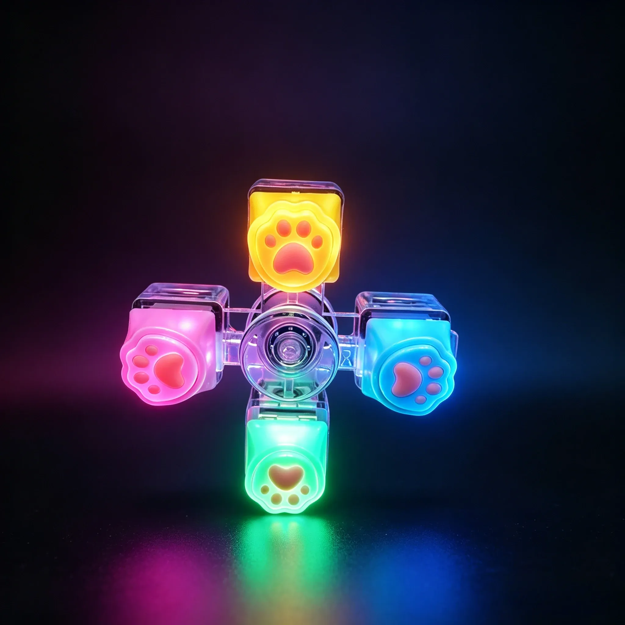 Porte-clés LED Anti-Stress à Bouton Cliquable 9