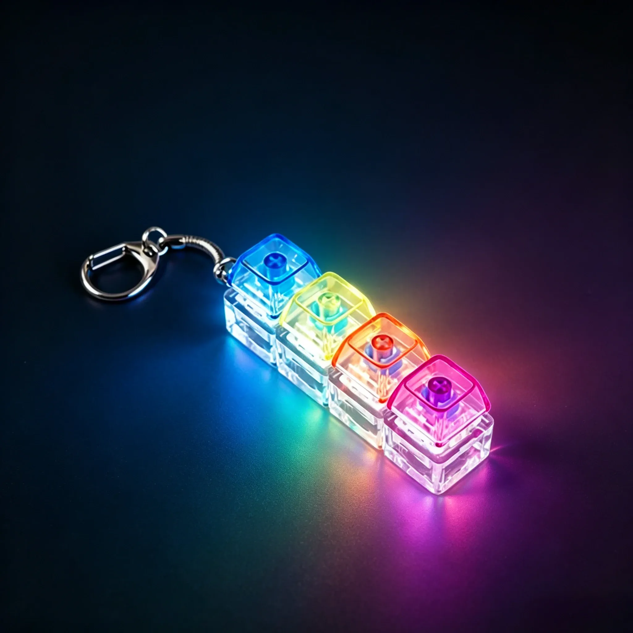 Porte-clés LED Anti-Stress à Bouton Cliquable 23
