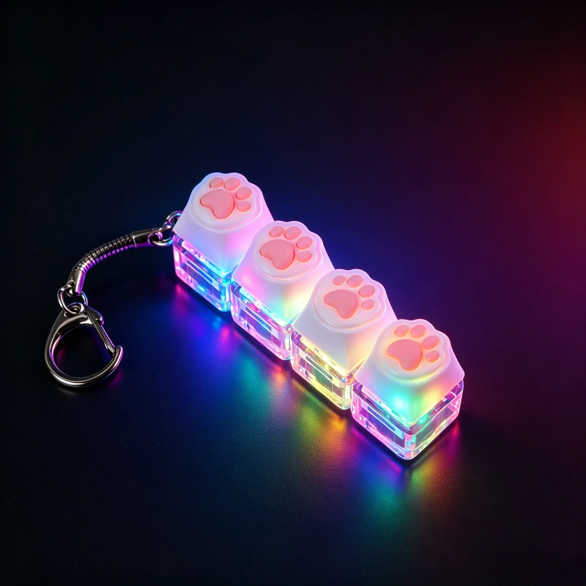 Porte-clés LED Anti-Stress à Bouton Cliquable 21
