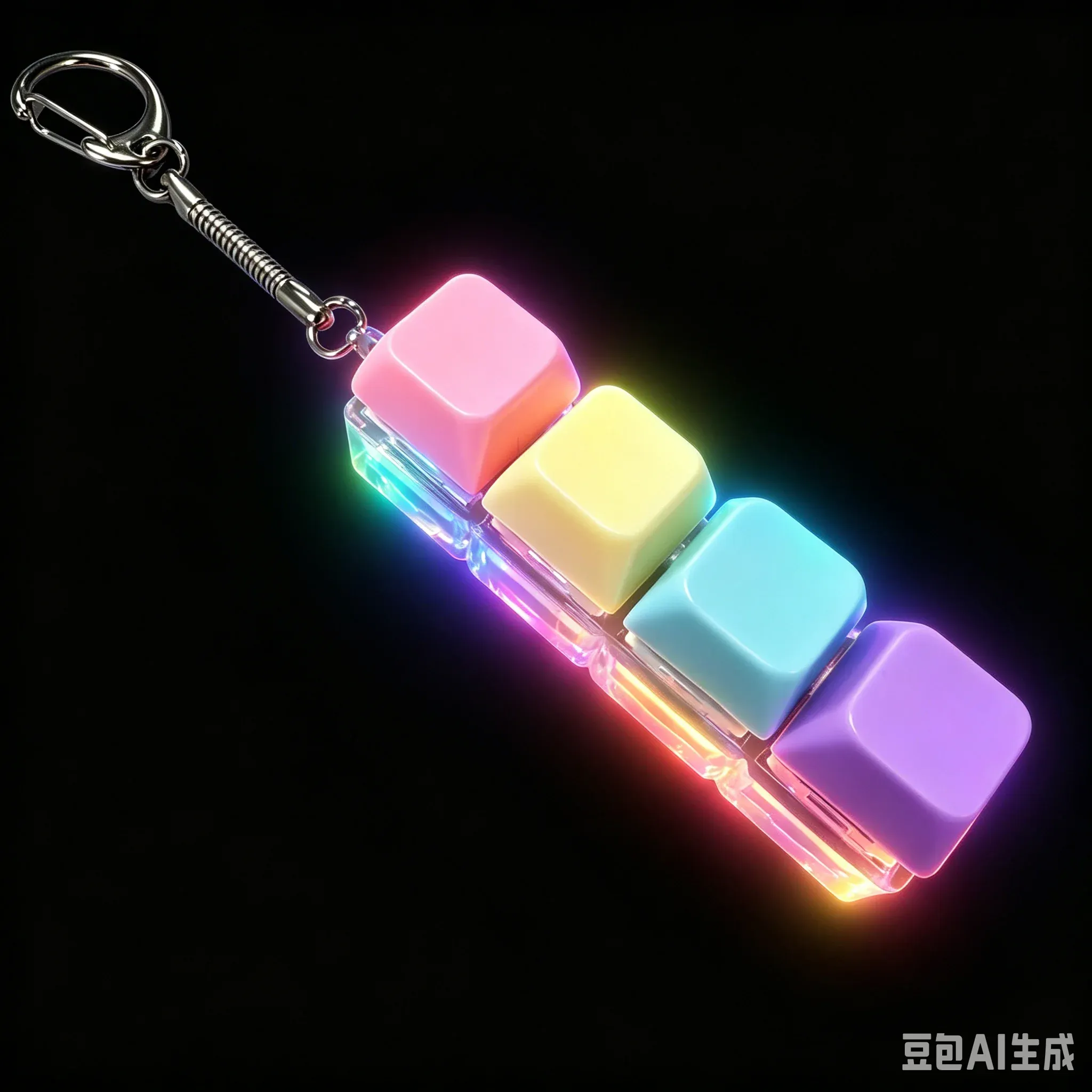 Porte-clés LED Anti-Stress à Bouton Cliquable 19