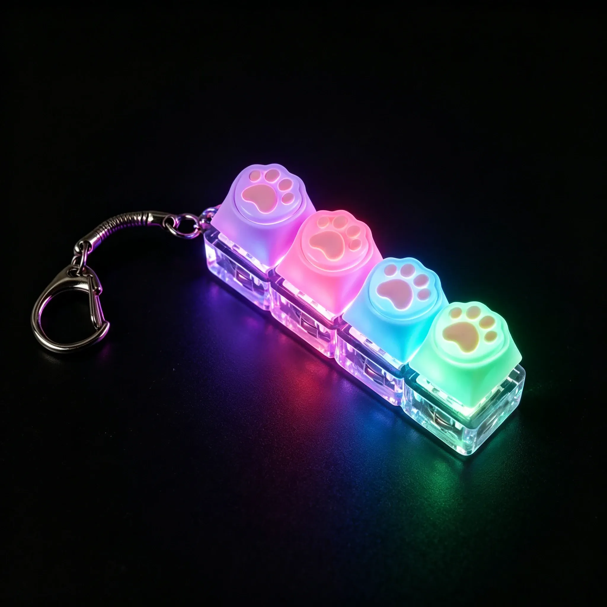 Porte-clés LED Anti-Stress à Bouton Cliquable 18
