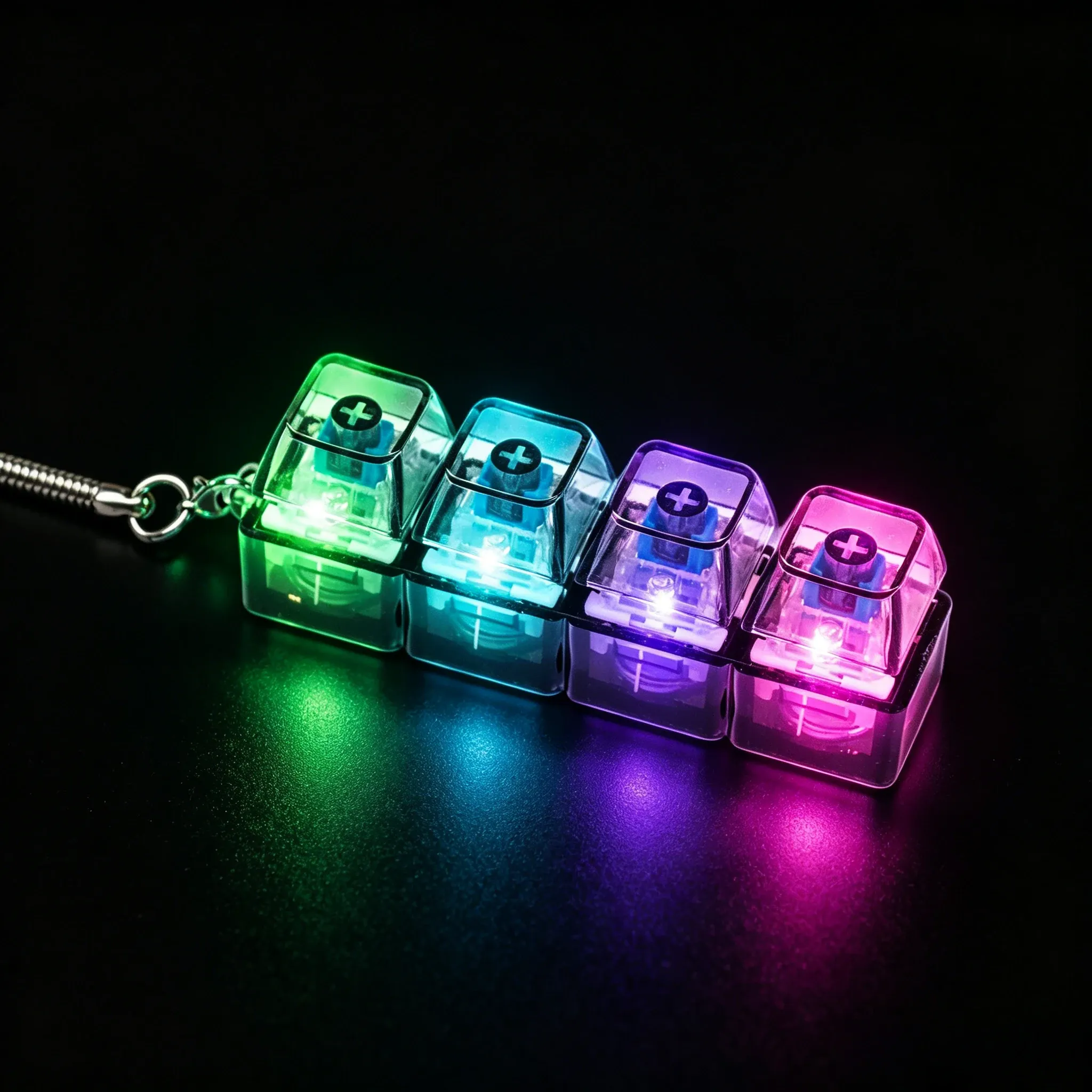 Porte-clés LED Anti-Stress à Bouton Cliquable 17