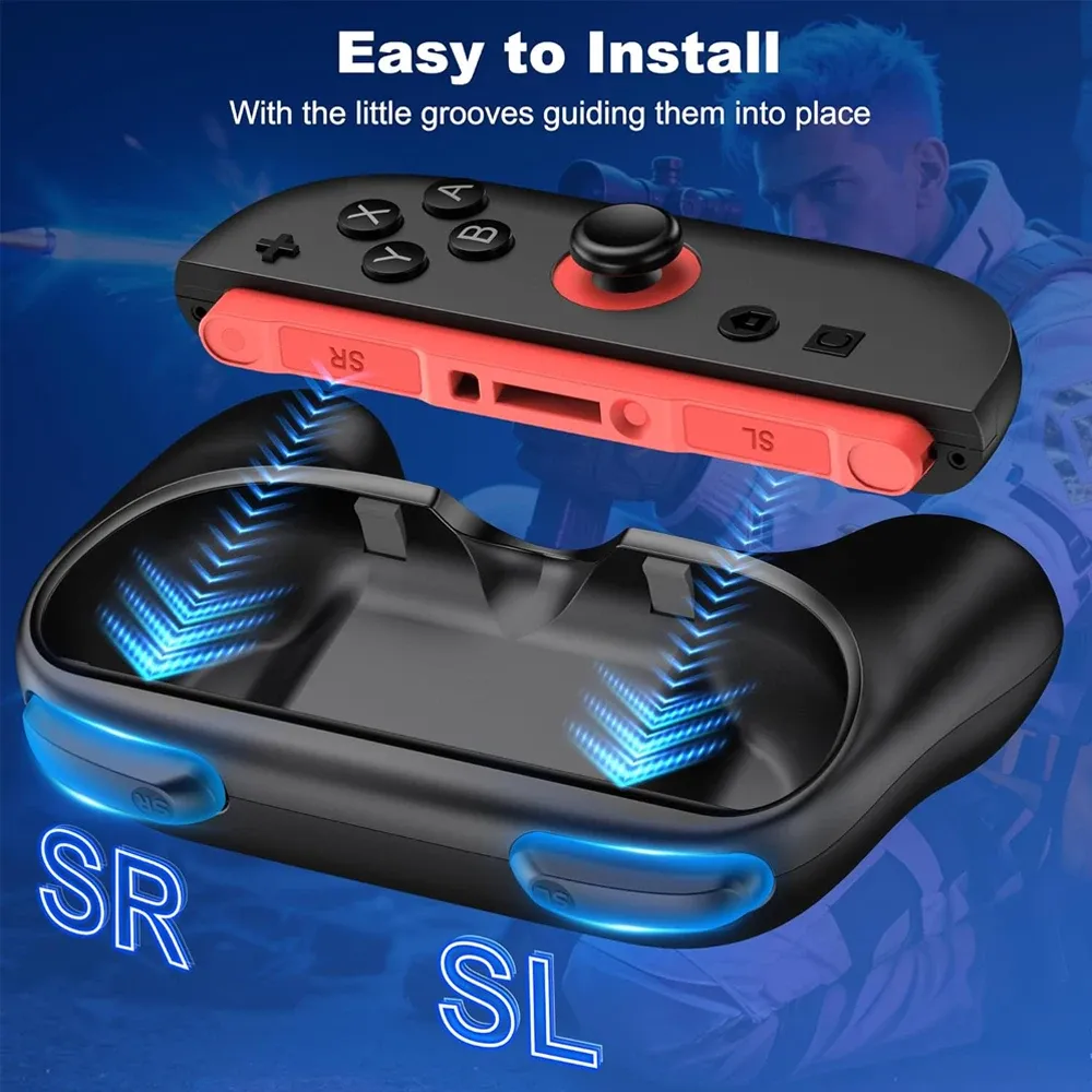 Installation facile de la poignée pour manette Nintendo Switch 2