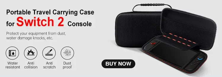 Étui de transport portable pour console Nintendo Switch 2