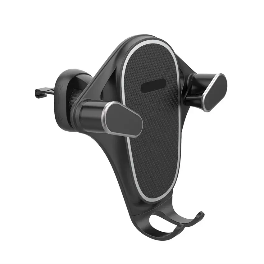 Support de téléphone de voiture à gravité pour grille d'aération, compatible iPhone, Xiaomi, Samsung et Huawei 6