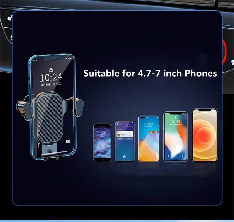 Support de smartphone compact pour tableau de bord