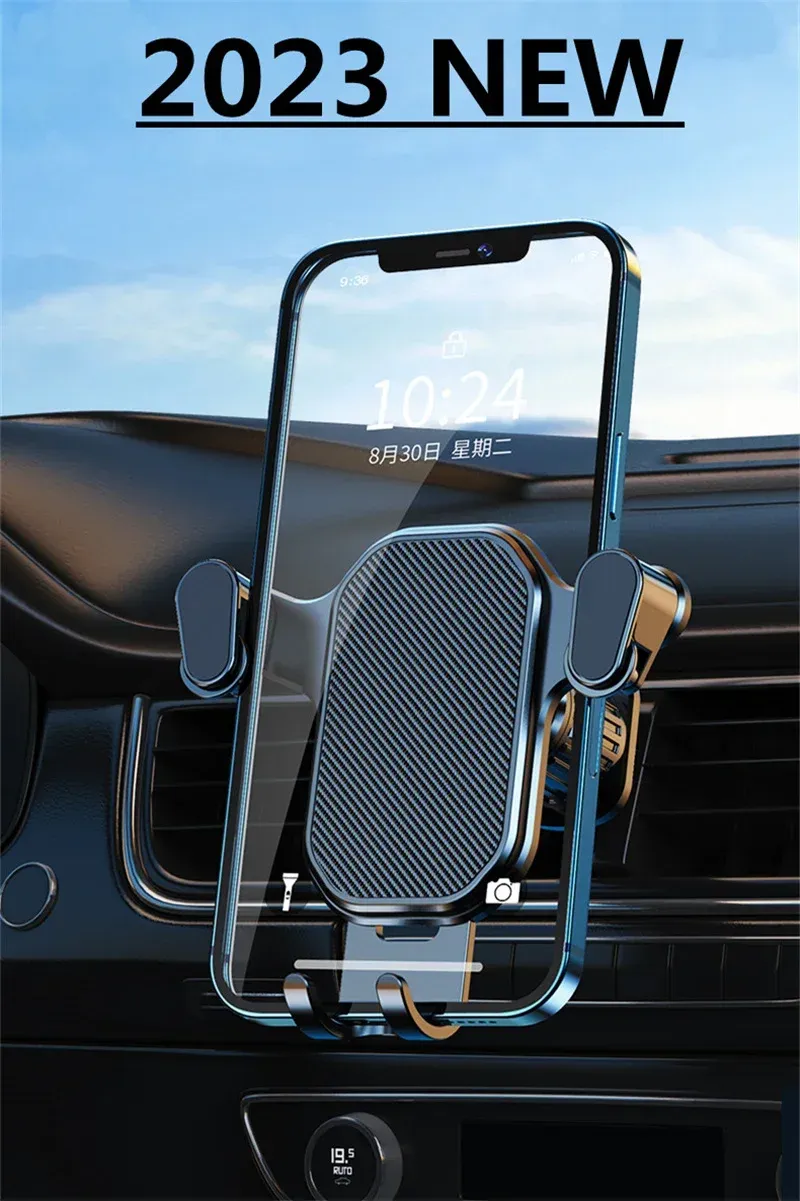 Support de téléphone de voiture à fixation par gravité