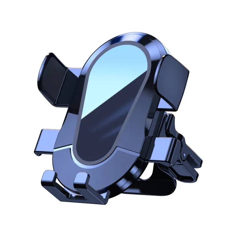 Support de téléphone de voiture à gravité pour grille d'aération, compatible iPhone, Xiaomi, Samsung et Huawei 7